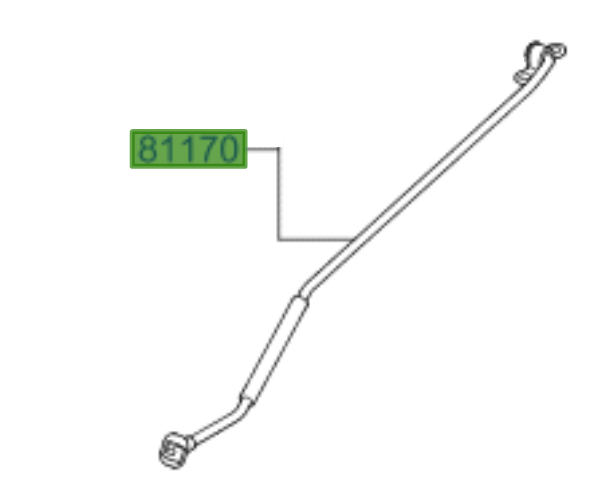 Hood Support Rod - 81170H6000